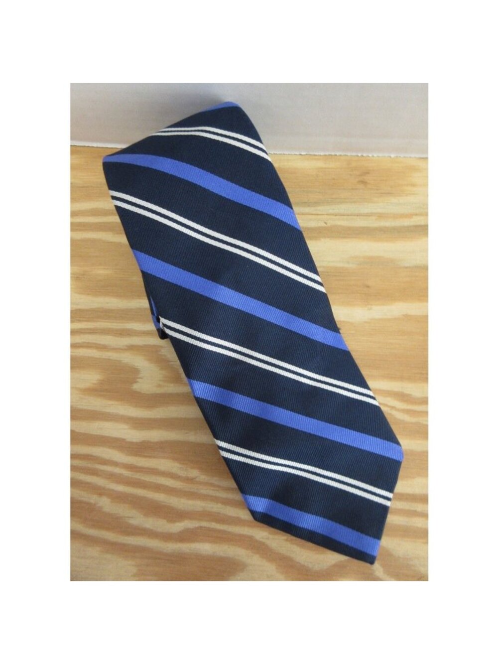 Polo Ralph Lauren Neck Tie Silk Striped Textured Hand Made Italy Preppy